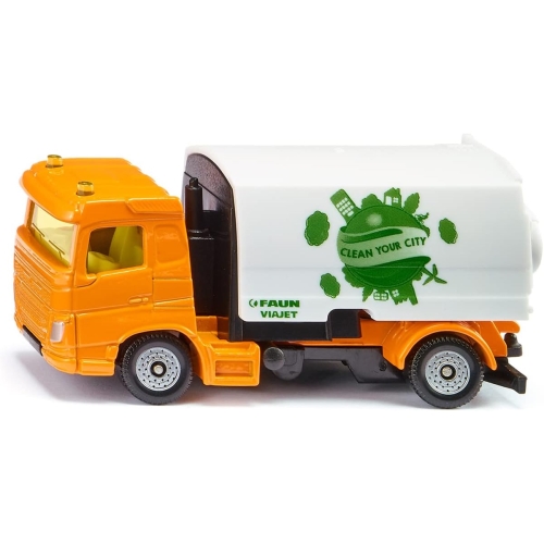 Śmieciarka Zamiatarka model metalowy SIKU S1104